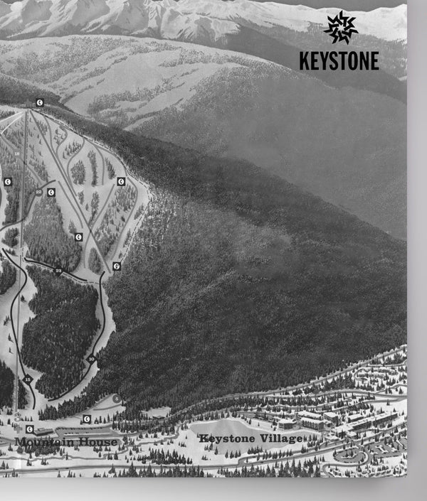 Keystone Resort Map 1975 - Gnarwalls