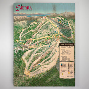 Sierra at Tahoe Resort Map 1999 - Gnarwalls