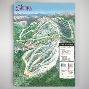 Sierra at Tahoe Resort Map 1999 - Gnarwalls