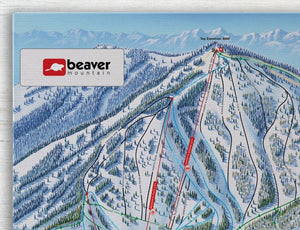 Beaver Mountain Resort Map (Utah) - Gnarwalls