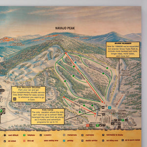 Brianhead Resort Map 1998 - Gnarwalls