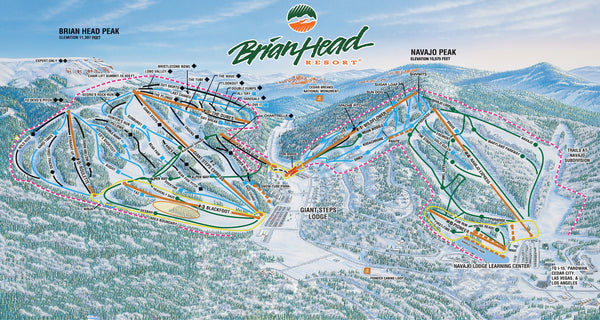 Brianhead Resort Map