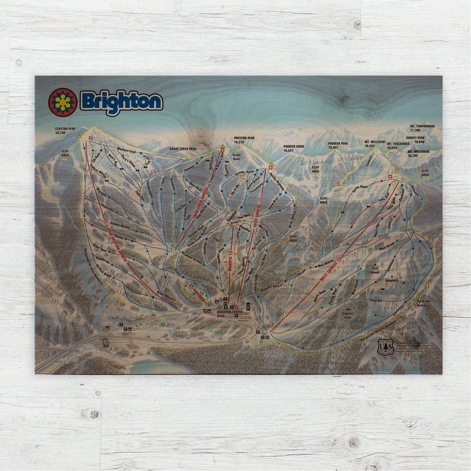 Brighton Resort Map