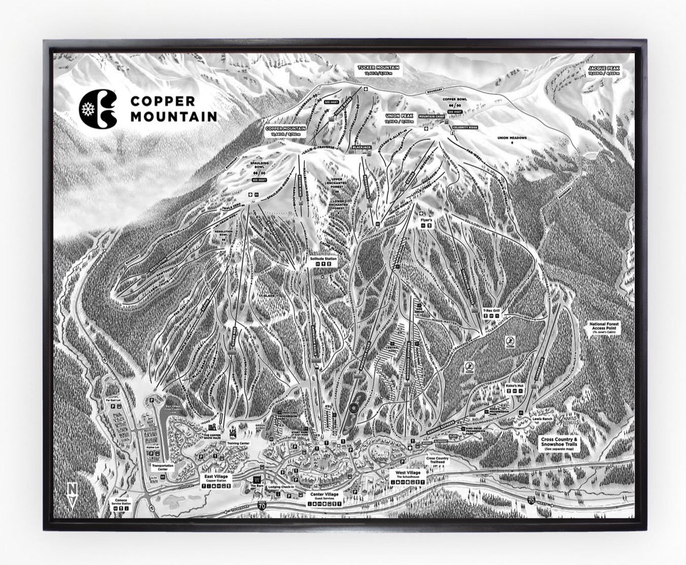 Copper Mountain Resort Map