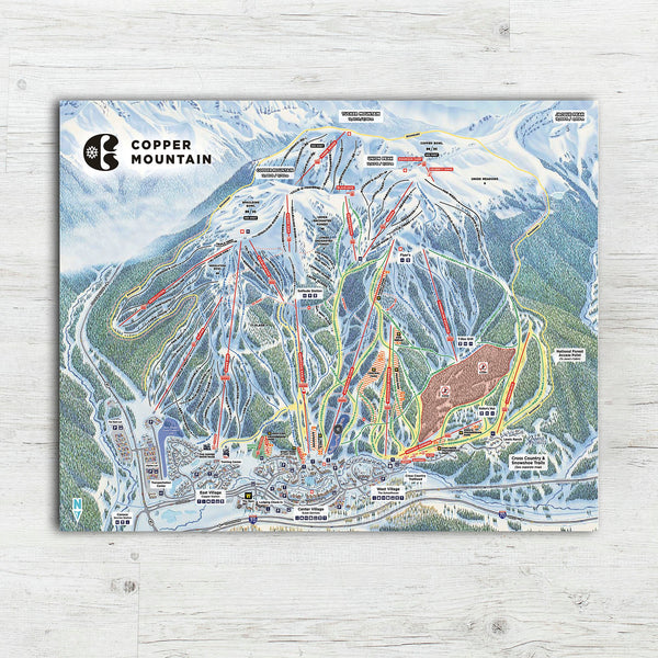 Copper Mountain Resort Map