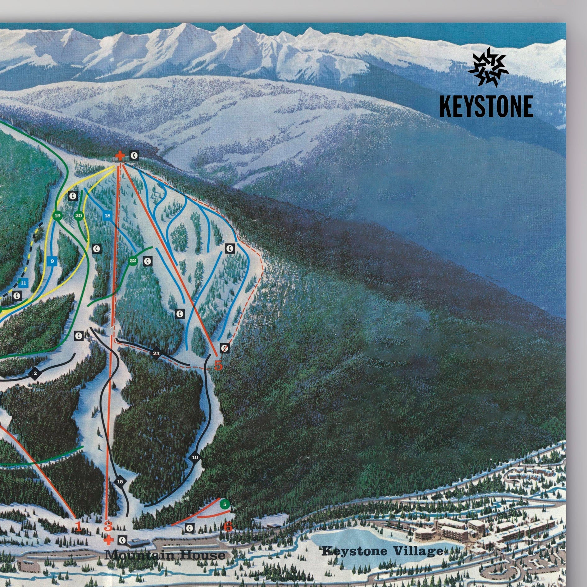 Keystone Trail Map  Keystone Ski Resort