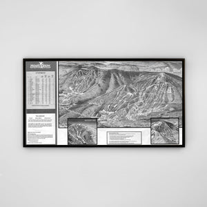 Mount Snow Resort Map 1991 - Gnarwalls