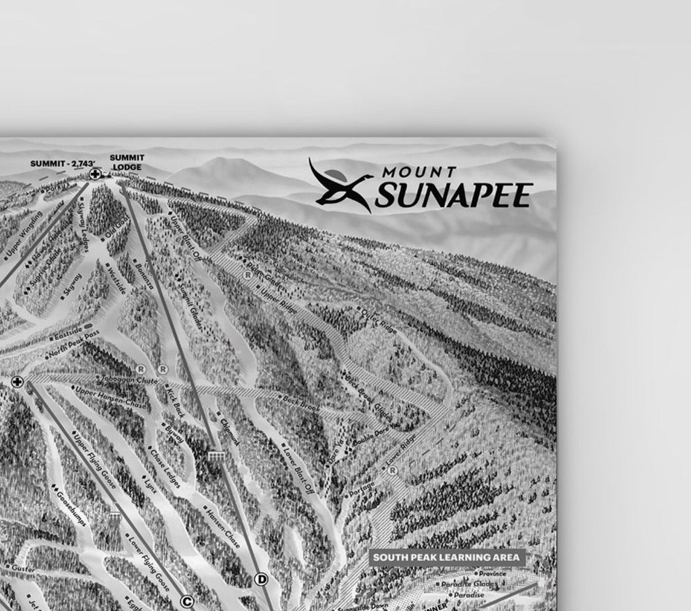 Mount Sunapee Resort Map