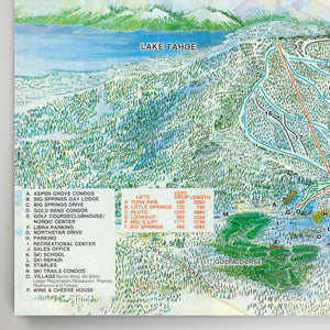 Northstar Resort Map 1975 - Gnarwalls