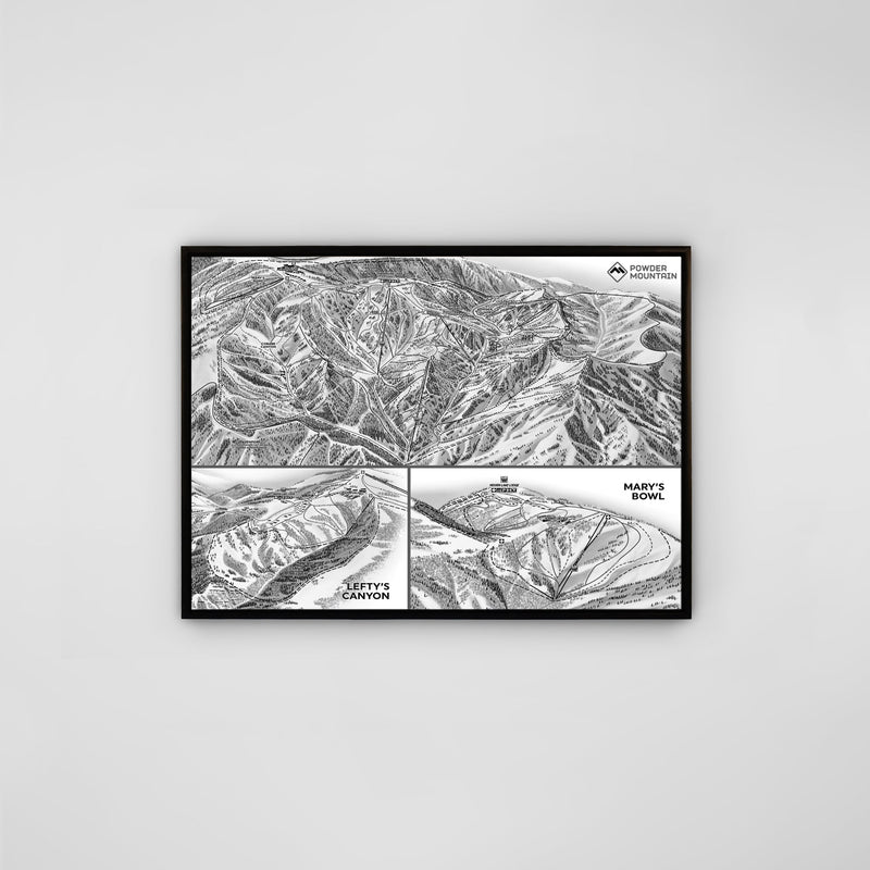 Powder Mountain Resort Map